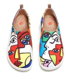 US 10 UIN Slip On Shoes Canvas Comfortable Loafers Fantasy (EU 42)